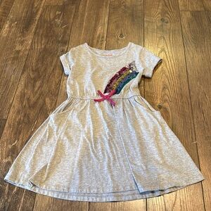Girls’ size 6/6x Cat & Jack Dress. Sequin rainbow. Excellent condition